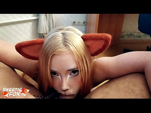 ❤️ 狐狸精吞下鸡巴并在嘴里射精 ❤️ Porno ❌️